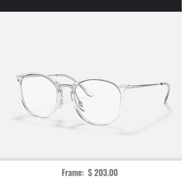 Ray-Ban Polished Transparent eyeglasses MODEL RB7140 - Frame only - Picture 10 of 10